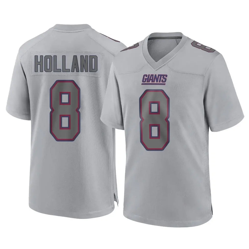 NY.Giants #8 Jevon Holland Player Gray Atmosphere Fashion Limited Game Edoa Stitched Jerseys