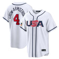 C.Cubs #4 Pete Crow-Armstrong Player White USA 2026 World Classic Home Limited Edoa Stitched Jerseys