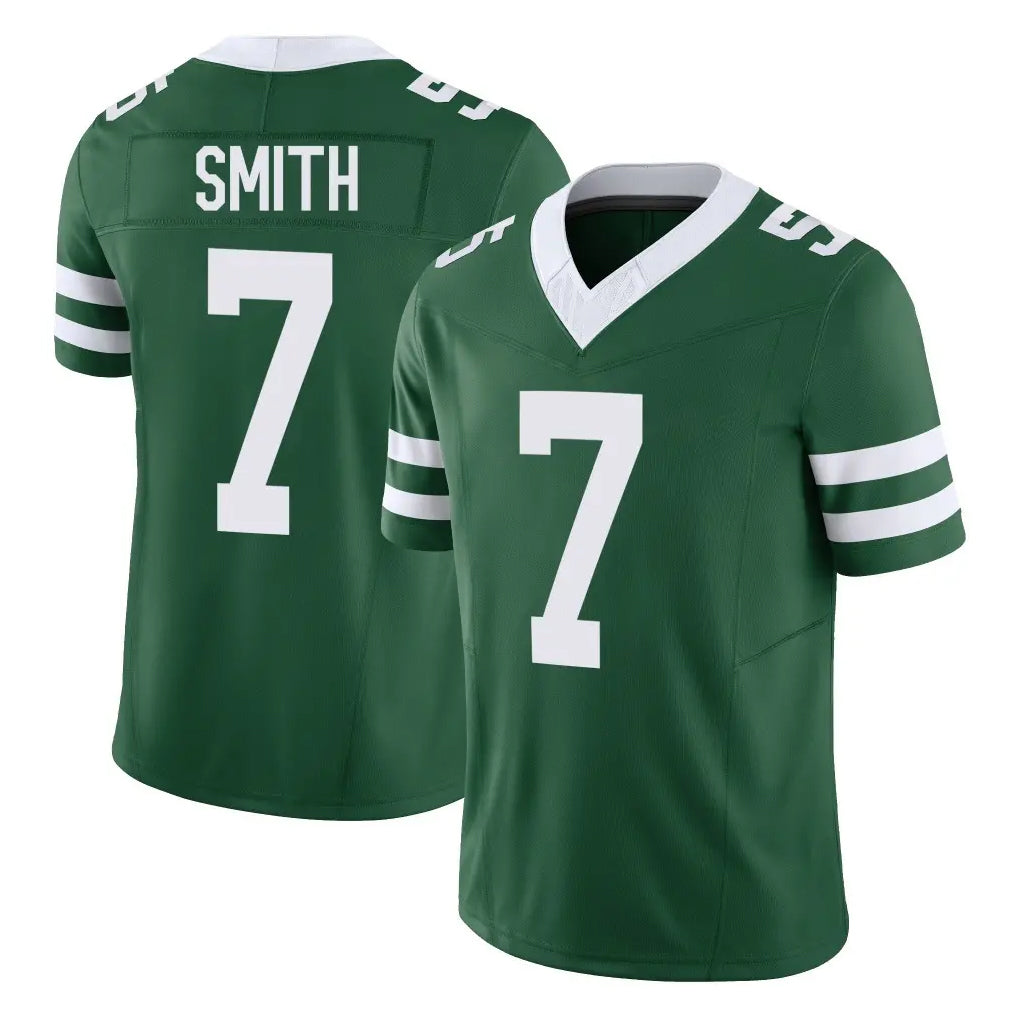 NY.Jets #7 Geno Smith Player Green Legacy Limited Vapor F.U.S.E. Home Game Edoa Stitched Jerseys