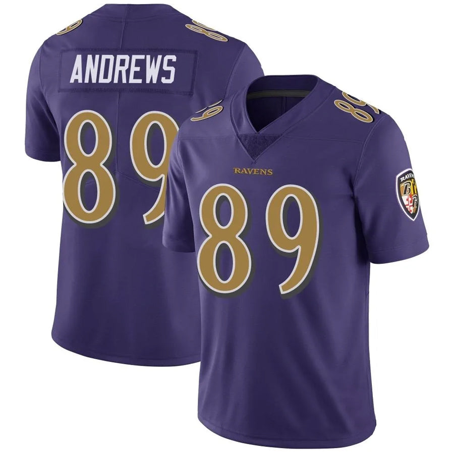 B.Ravens #89 Mark Andrews Player Purple Legend Limited Edoa Stitched Jerseys