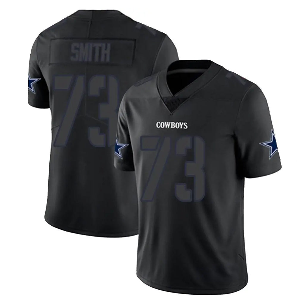 D.Cowboys #73 Tyler Smith Player Black Impact Limited Home Game Edoa Stitched Jerseys