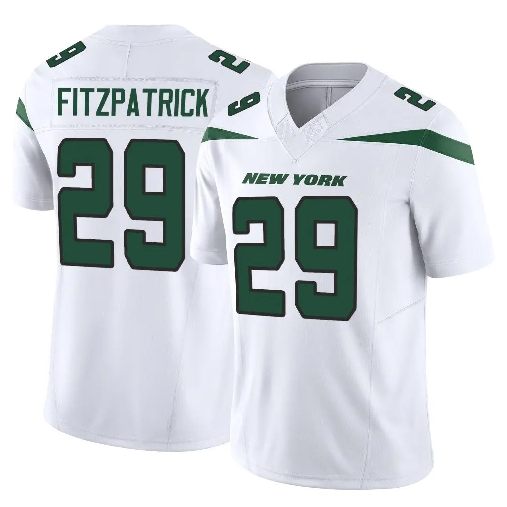 NY.Jets #29 Minkah Fitzpatrick Player White Limited Vapor F.U.S.E. Home Game Edoa Stitched Jerseys