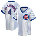 C.Cubs #4 Pete Crow-Armstrong Player White T-shirt Cooperstown Collection Limited Edoa Stitched Jerseys