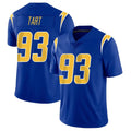 LA.Chargers #93 Teair Tart Player Royal Limited Vapor Home Game Edoa Stitched Jerseys