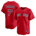 B.Red Sox #7 Masataka Yoshida Player Red Limited Home Game Edoa Stitched Jerseys