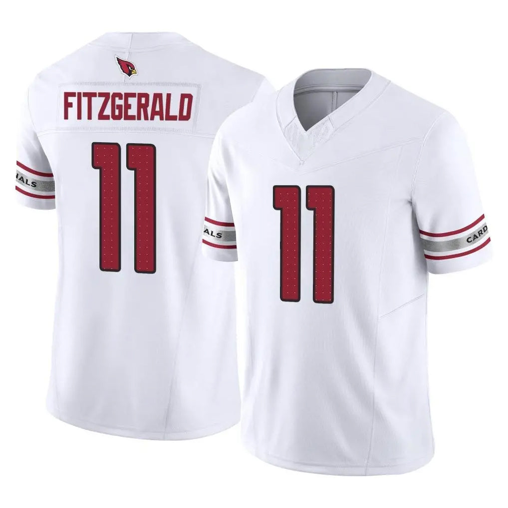 A.Cardinals #11 Larry Fitzgerald Player White Vapor F.U.S.E. Limited Home Game Edoa Stitched Jerseys