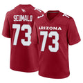 A.Cardinals #73 Isaac Seumalo Player Cardinal Limited Home Game Edoa Stitched Jerseys