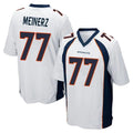 D.Broncos #77 Quinn Meinerz Player White Game Edoa Stitched Jerseys