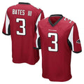 A.Falcons #3 Jessie Bates III Player Red Color Vapor Home Game Edoa Stitched Jerseys