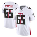 A.Falcons #65 Matthew Bergeron Player White Vapor Untouchable Limited Home Game Edoa Stitched Jerseys