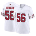 A.Cardinals #56 Darius Robinson Player White Home Game Edoa Stitched Jerseys