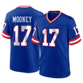 NY.Giants #17 Darnell Mooney Player Royal Classic Home Game Edoa Stitched Jerseys