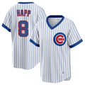 C.Cubs #8 Ian Happ Player White T-shirt Cooperstown Collection Limited Edoa Stitched Jerseys