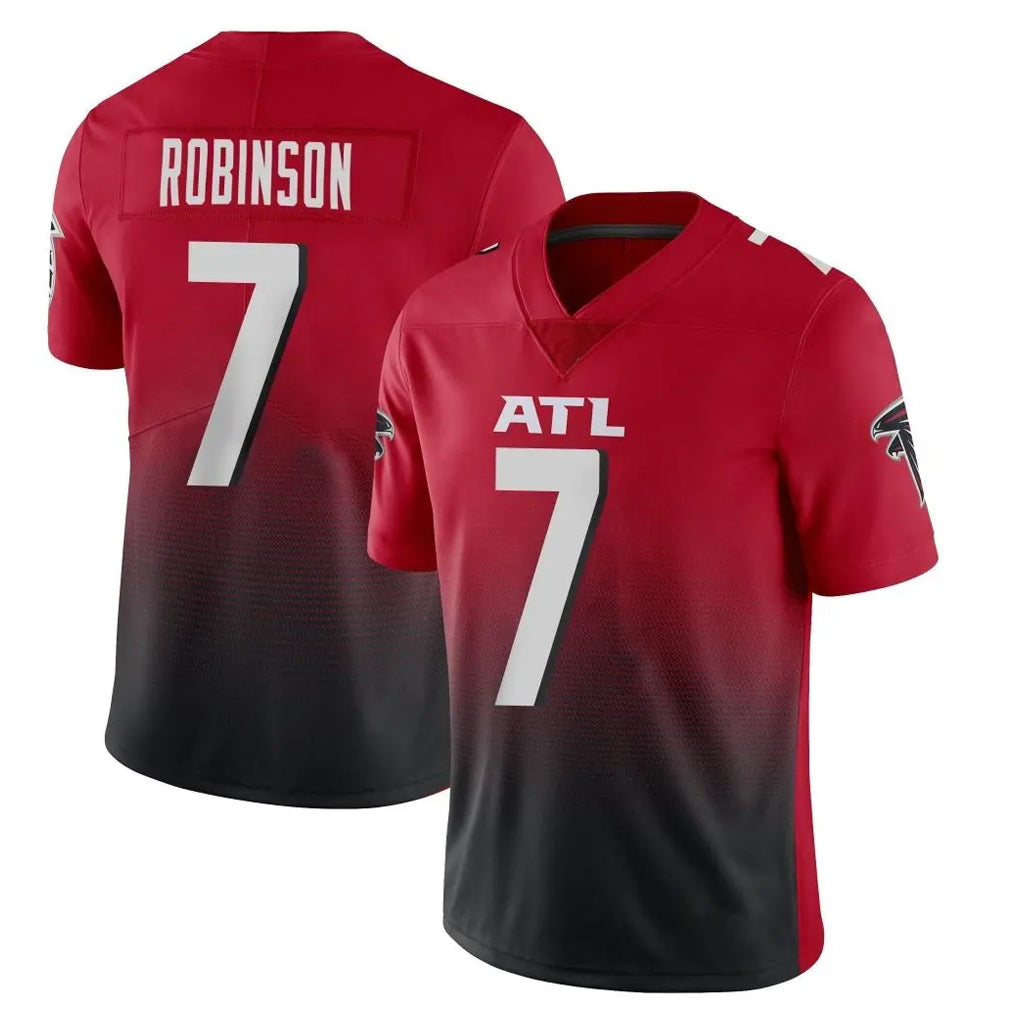 A.Falcons #7 Bijan Robinson Player Red Vapor Untouchable Limited Home Game Edoa Stitched Jerseys