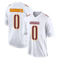 W.Commanders #0 Mike Sainristil Player White Tundra Fashion Home Game Edoa Stitched Jerseys