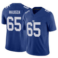 NY.Giants #65 Francis Mauigoa Player Royal Limited Vapor F.U.S.E. Home Game Edoa Stitched Jerseys