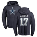 D.Cowboys #17 Brandon Aubrey Player Navy Pullover Hoodies Limited Edoa Stitched Jerseys