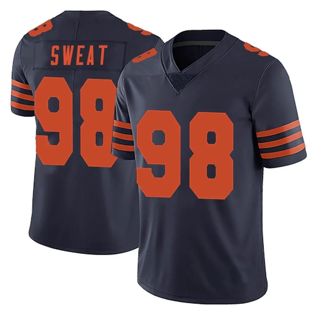 C.Bears #98 Montez Sweat Player Navy Blue Alternate Vapor Untouchable Limited Edoa Stitched Jerseys