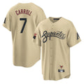A.Diamondbacks #7 Corbin Carroll Player Tan City Connect Home Game Edoa Stitched Jerseys