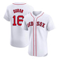 B.Red Sox #16 Jarren Duran Player White Limited Elite Home Game Edoa Stitched Jerseys