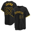 H.Astros #53 Cristian Javier Player Snake Skin City Home Game Edoa Stitched Jerseys