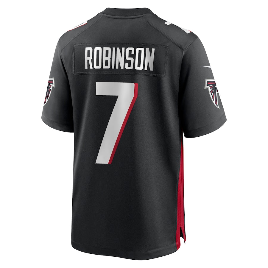 A.Falcons #7 Bijan Robinson Player Black Game Home Edoa Stitched Jerseys