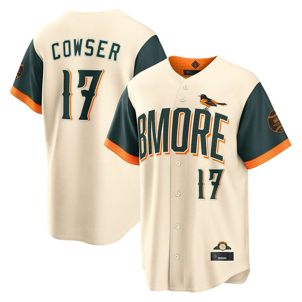 B.Orioles #17 Colton Cowser Player Cream 2026 City Connect Home Game Edoa Stitched Jerseys