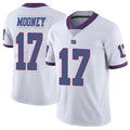 NY.Giants #17 Darnell Mooney Player White Color Rush Home Game Edoa Stitched Jerseys