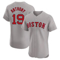 B.Red Sox #19 Roman Anthony Player Gray Road Limited Elite Home Game Edoa Stitched Jerseys