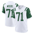 NY.Jets #71 Josh Myers Player White Classic Home Game Edoa Stitched Jerseys