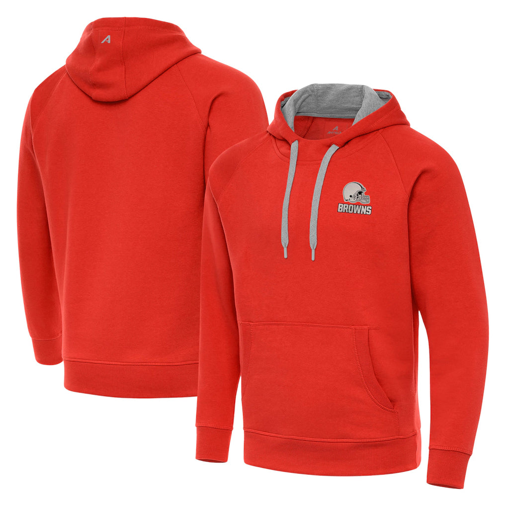 C.Browns ## Browns Blank Player Orange Brushed Carbon Pullover Hoodie Limited Edoa Stitched Jerseys
