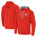 C.Browns ## Browns Blank Player Orange Brushed Carbon Pullover Hoodie Limited Edoa Stitched Jerseys