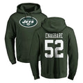 NY.Jets #52 Kingsley Enagbare Player Green LOGO Pullover Hoodies Limited Game Edoa Stitched Jerseys