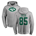 NY.Jets #85 Mason Taylor Player Gray LOGO Pullover Hoodies Limited Game Edoa Stitched Jerseys