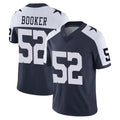 D.Cowboys #52 Tyler Booker Player Navy-White Limited Alternate Vapor Untouchable Home Game Edoa Stitched Jerseys