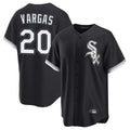 C.White Sox #20 Miguel Vargas Player Black Home Game Edoa Stitched Jerseys
