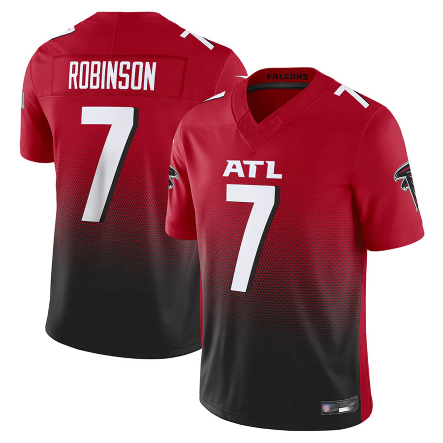 A.Falcons #7 Bijan Robinson Player Red Vapor F.U.S.E. Limited Edoa Stitched Jerseys