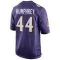 B.Ravens #44 Marlon Humphrey Player Purple Alternate Home Game Edoa Stitched Jerseys