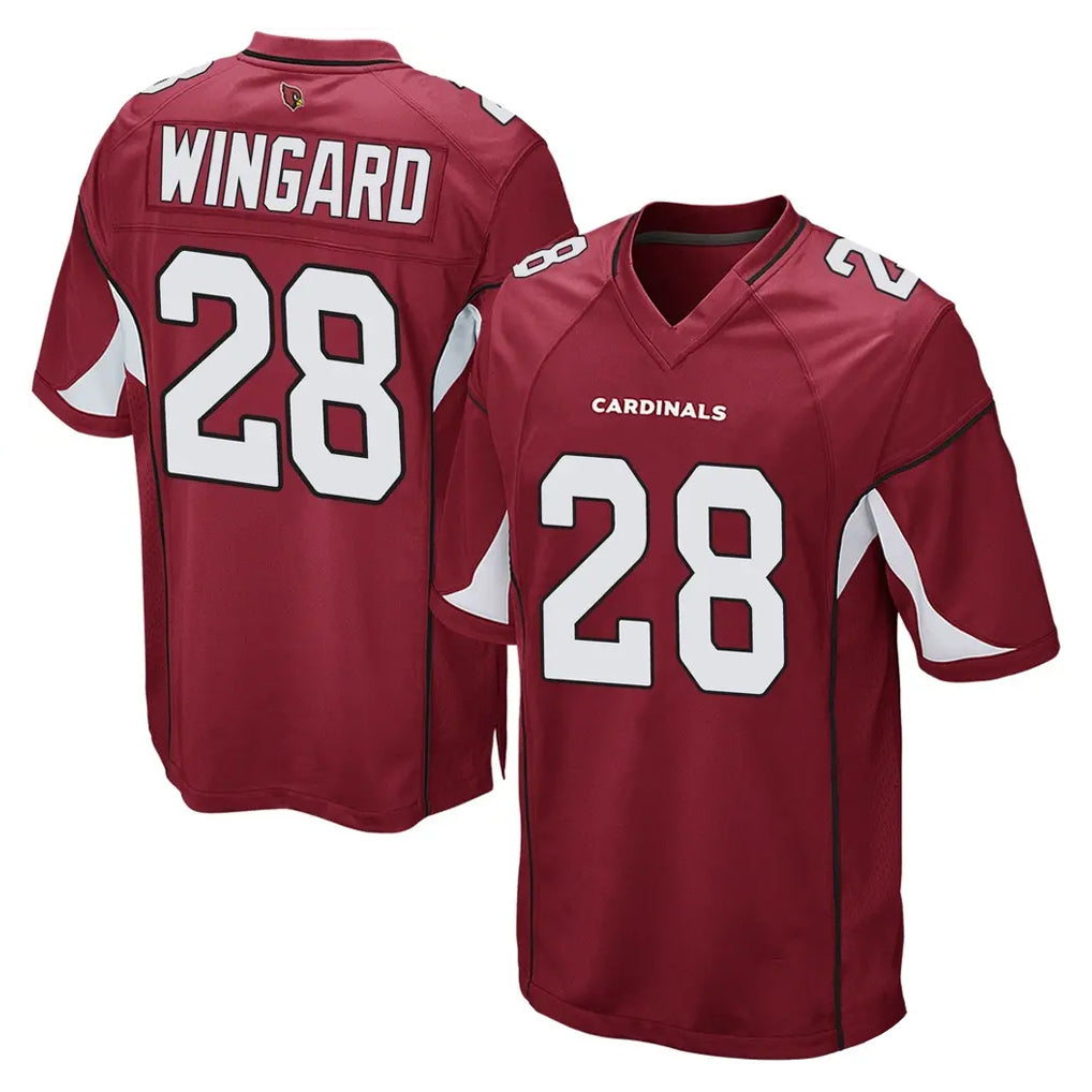 A.Cardinals #28 Andrew Wingard Player Cardinal Home Game Edoa Stitched Jerseys
