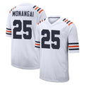 C.Bears #25 Kyle Monangai Player White Classic Home Game Edoa Stitched Jerseys