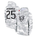 C.Bears #25 Kyle Monangai Player Arctic Camo Salute to Service Pullover Hoodies Limited Edoa Stitched Jerseys