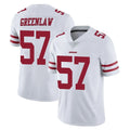 SF.49ers #57 Dre Greenlaw Player White Limited Vapor Untouchable Home Game Edoa Stitched Jerseys