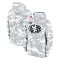SF.49ers ## 49ers Blank Player Arctic Camo Limited Salute to Service Pullover Hoodies Game Edoa Stitched Jerseys