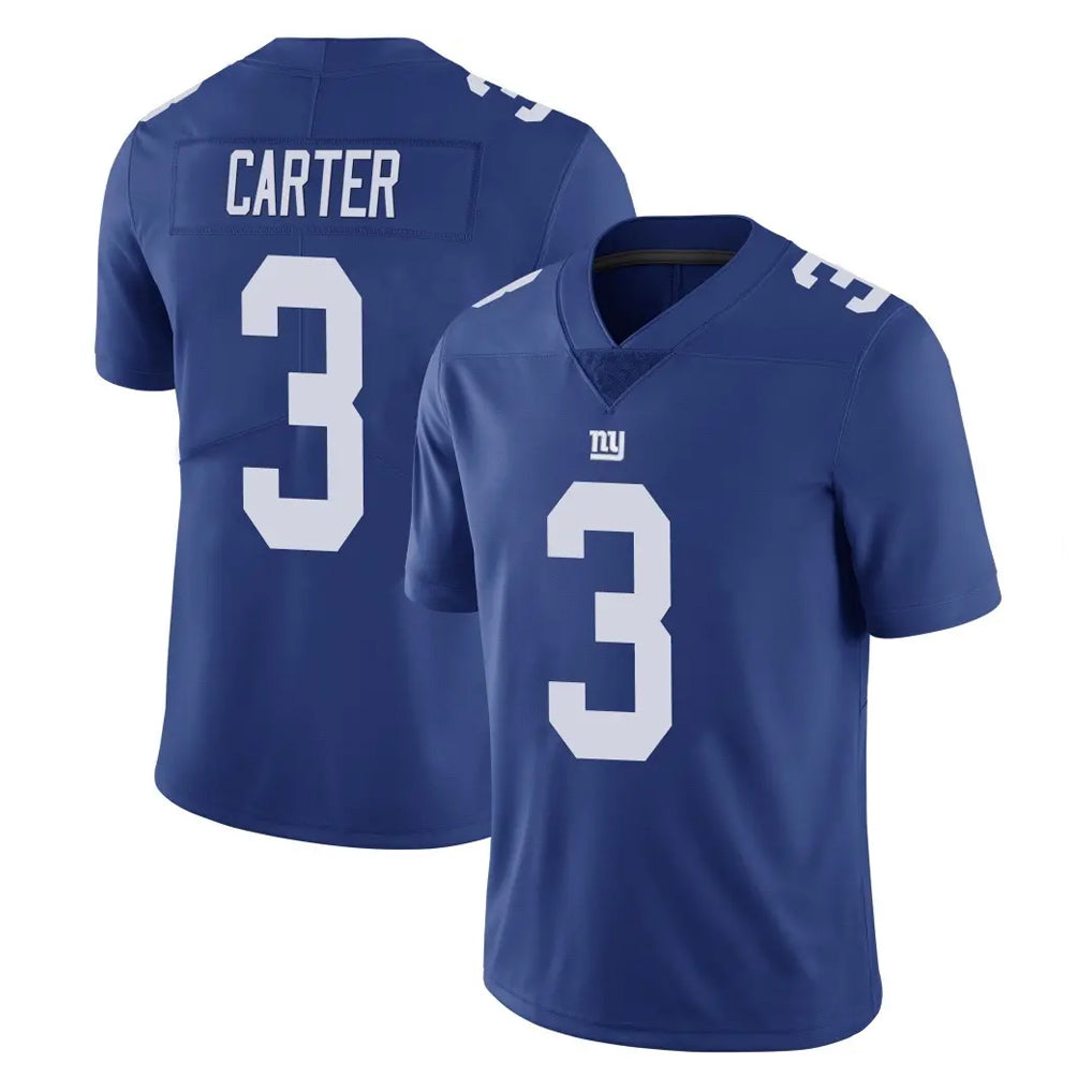 NY.Giants #3 Abdul Carter Player Royal Limited Vapor Untouchable Home Game Edoa Stitched Jerseys