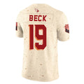 A.Cardinals #19 Carson Beck Player Cream Rivalries Collection Vapor Limited Home Game Edoa Stitched Jerseys