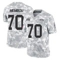 NY.Jets #70 Armand Membou Player Arctic Camo Salute to Service Limited Game Edoa Stitched Jerseys