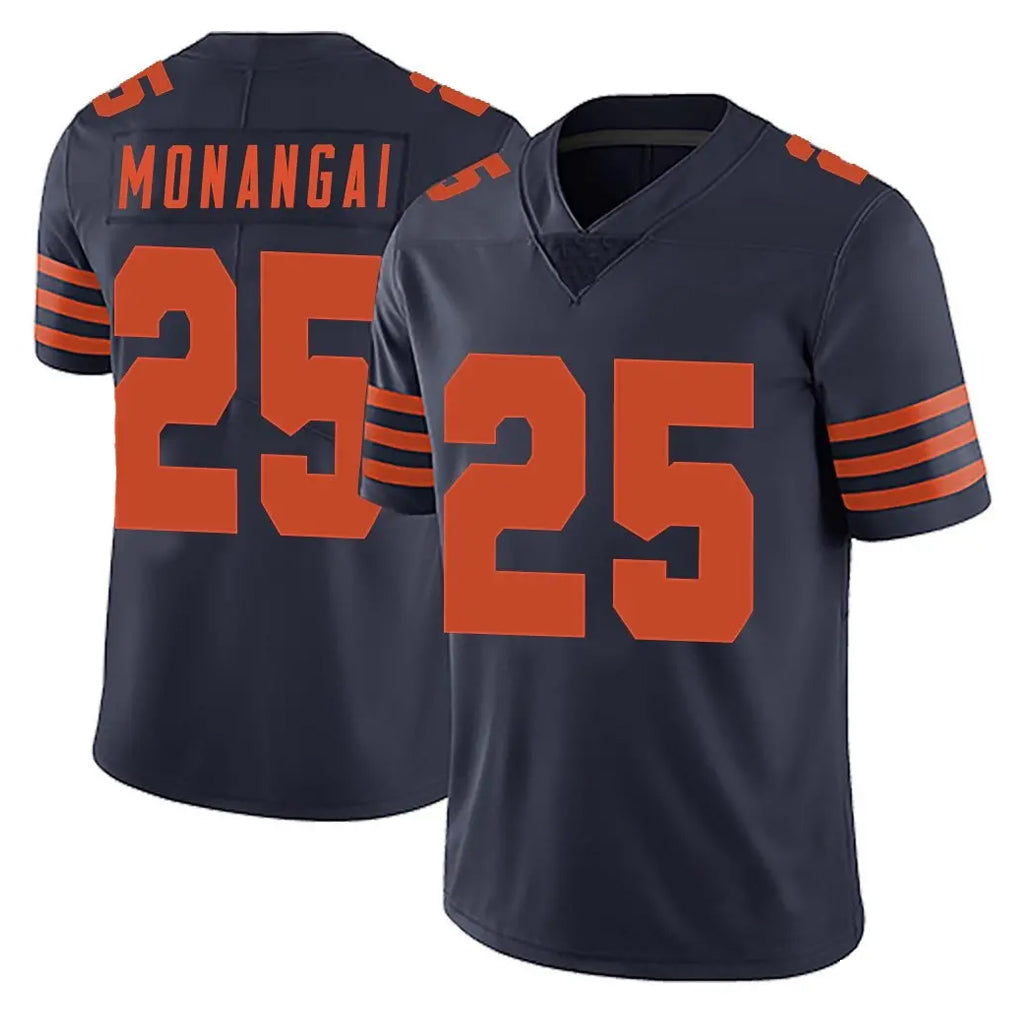 C.Bears #25 Kyle Monangai Player Navy Blue Alternate Vapor Untouchable Limited Edoa Stitched Jerseys