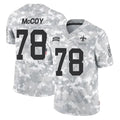 NO.Saints #78 Erik McCoy Player Arctic Camo Salute To Service Limited Game Edoa Stitched Jerseys