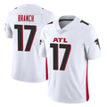 A.Falcons #17 Zachariah Branch Player White Vapor Untouchable Limited Home Game Edoa Stitched Jerseys