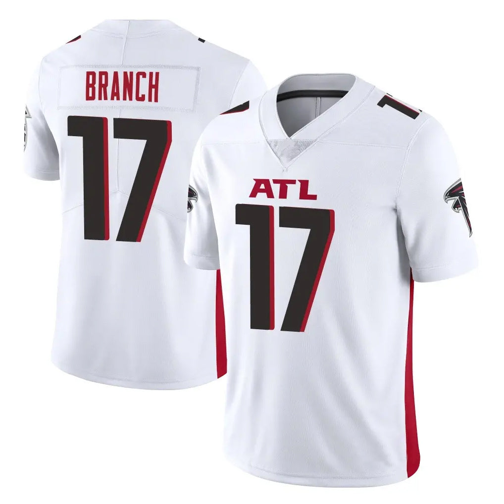 A.Falcons #17 Zachariah Branch Player White Vapor Untouchable Limited Home Game Edoa Stitched Jerseys